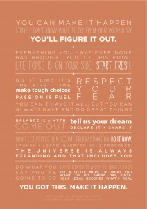 ACredoForMakingItHappen